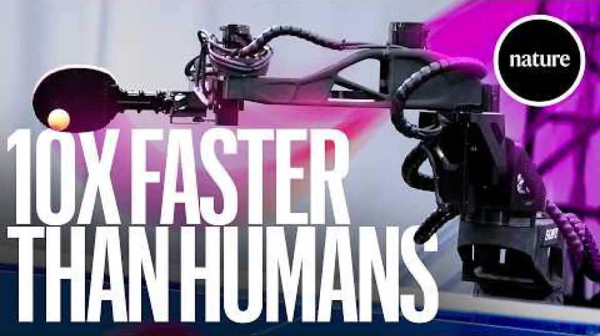 روبوت سوني لتنس الطاولة