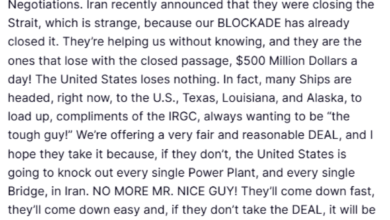 ترامب يهدد إيران