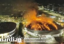 Παρανάλωμα του πυρός το ποδηλατοδρόμιο στο Ολυμπιακό Πάρκο του Ρίο