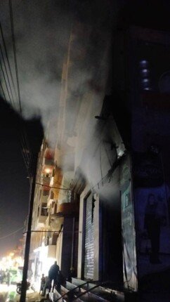 حريق معرض منوف