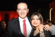 عزاء والد دينا رامز