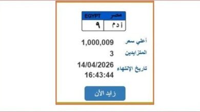 مزاد اللوحات المعدنية