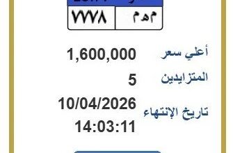 مزاد لوحة بـ 1.6 مليون