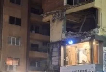 انهيار شرفة بالإسكندرية