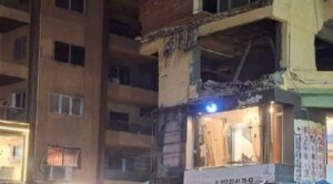انهيار شرفة بالإسكندرية