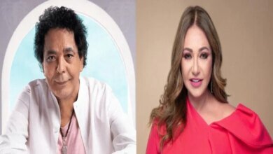 ليلى علوي ومنير في أسوان