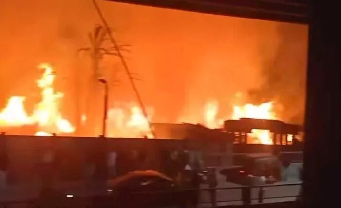 نيران المنيب