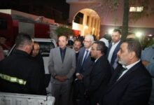 حريق معهد الكبد بالمنوفية