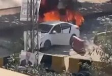 آثار تفجير قطار كويتا