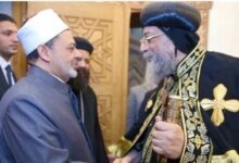 تهنئة البابا لشيخ الأزهر