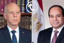 مباحثات مصرية تونسية هاتفية
