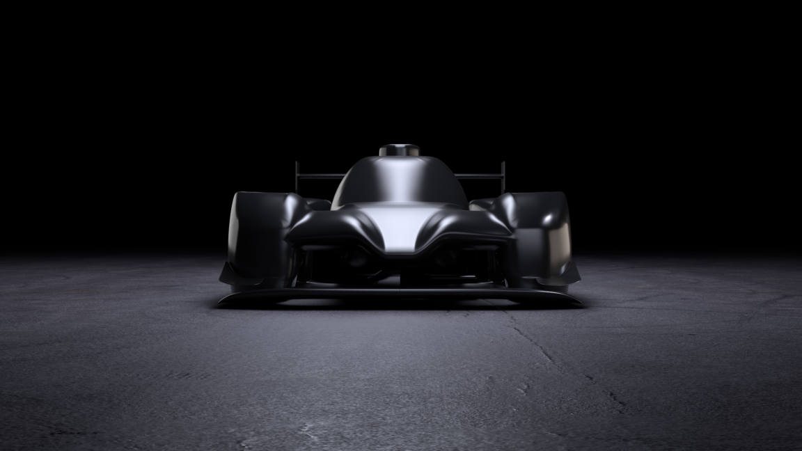 LMP2 concept car rendering for IBM AI physics model 01 credit Dallara