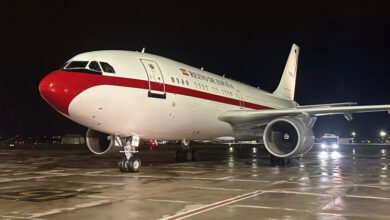 تعطل طائرة سانشيز بالتركية