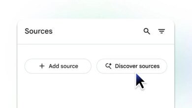 تحديث ميزة Discover Sources