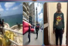 إنقاذ شاب الإسكندرية