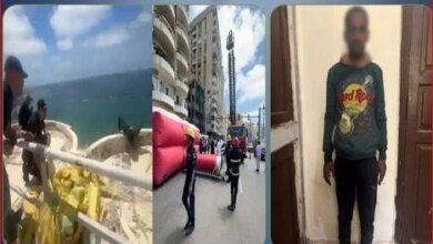 إنقاذ شاب الإسكندرية
