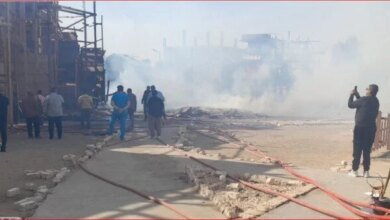 حريق مدينة الإنتاج الإعلامي