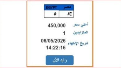 مزاد اللوحات المعدنية