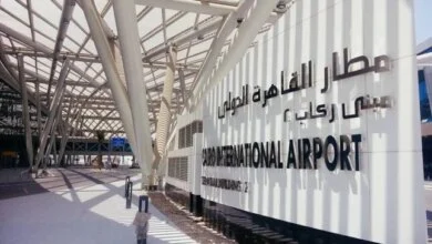 زحام مطار القاهرة
