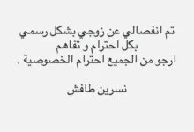 طلاق نسرين طافش