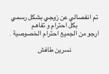 طلاق نسرين طافش