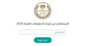 نتائج الدبلومات الفنية