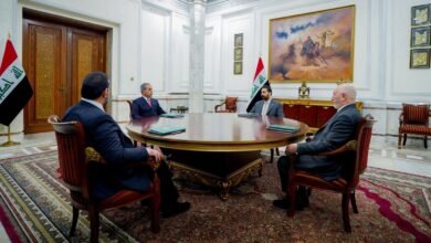 بغداد تحصر السلاح والقرار العسكري بيد الدولة وتثني على المنشقين عن «الحشد» 2 اجتماع الرئاسات في بغداد