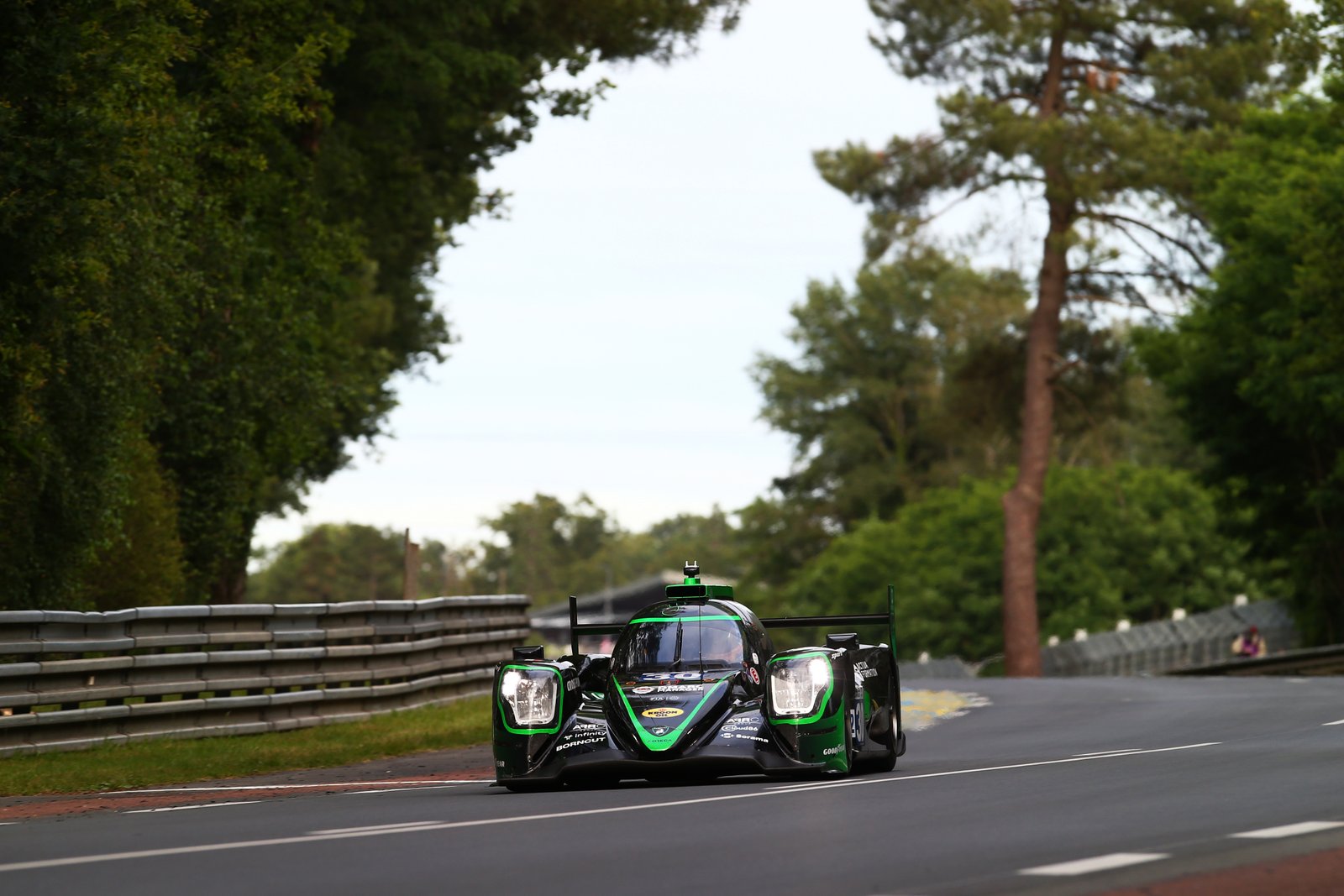 LE MANS, FRANCE - JUNE 11: The #30 Duqueine Team Oreca 07 - Gibson of Doriane Pin, Julien Andlauer, and Richard Verschoor drives during Hyperpole ahead of the Le Mans 24 Hours at the Circuit de la Sarthe on June 11, 2026 in Le Mans, France. (Photo by Ker Robertson/Getty Images)