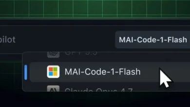 "MAI-Code-1-Flash": مايكروسوفت تزيح "كلود" عن صدارة البرمجة بنموذج يوفر 60% من البيانات 10 إطلاق نموذج MAI البرمجي