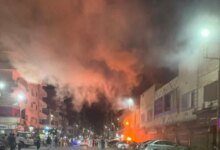 إخماد حريق مطعم نجع حمادي
