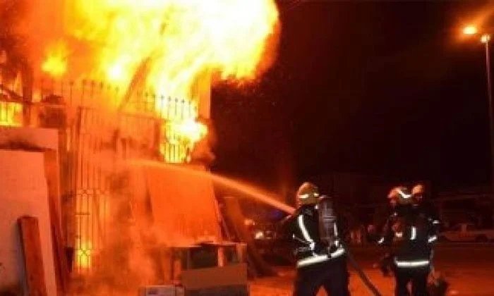 حريق سيتي مول بشبرا