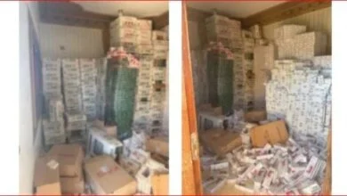 مداهمة مخازن "سجائر مهربة" في الإسكندرية ومطروح: ضبط 65 ألف عبوة 25 ضبط سجائر مهربة