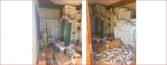مداهمة مخازن "سجائر مهربة" في الإسكندرية ومطروح: ضبط 65 ألف عبوة 1 ضبط سجائر مهربة
