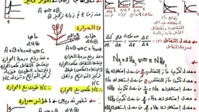 مراجعة الكيمياء للثانوية العامة