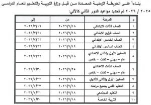 امتحانات الدور الثاني بالمنيا