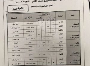 الفيوم تحسم مواعيد "الفرصة الأخيرة" لطلاب التعليم الزراعي 3 جداول الدور الثاني بزراعة الفيوم