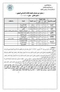 امتحانات الدور الثاني بالفيوم