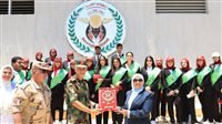 زيارة طلاب جامعة القاهرة لقوات المظلات