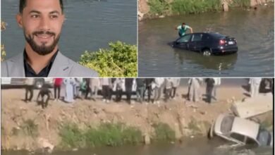 قفزة في ترعة القاصد.. كيف أنقذ شاب عائلة كاملة من الموت غرقاً في طنطا؟ 8 إنقاذ عائلة في طنطا