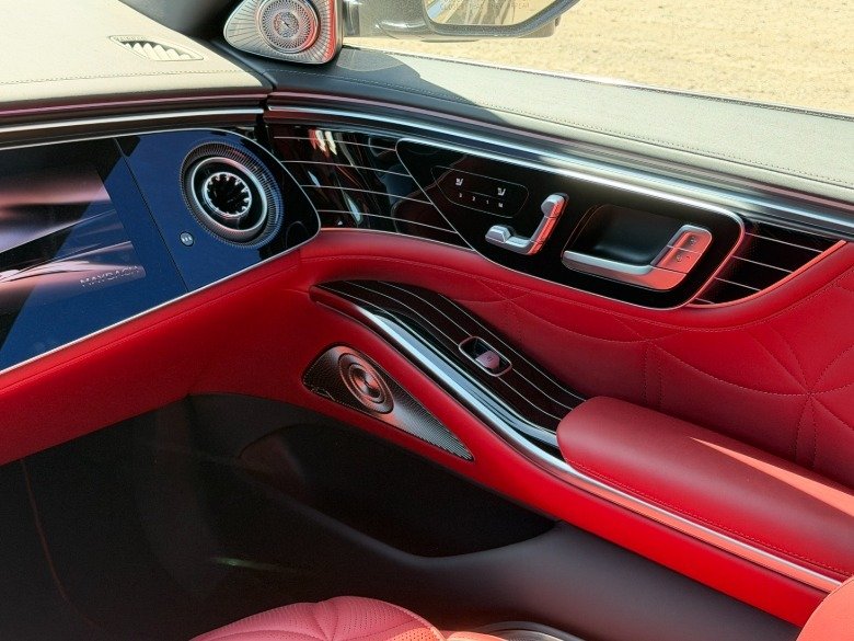 Interior details of a 2027 Mercedes-Maybach S680