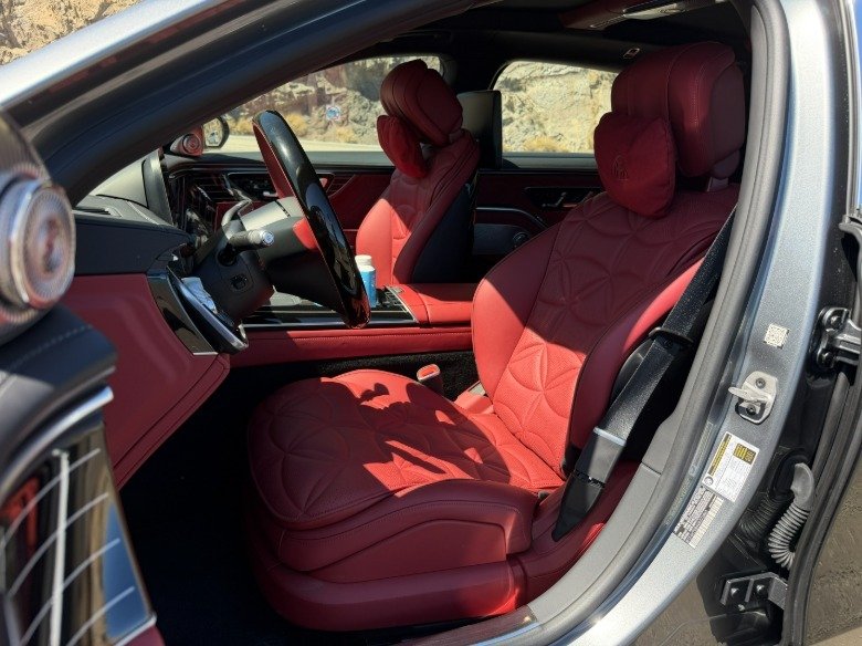 Front seat of a 2027 Mercedes-Maybach S680