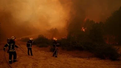 حرائق فرنسا تلتهم ضواحي بوردو وإجلاء آلاف السياح بالقوارب عبر الأطلسي 13 حرائق غابات بوردو