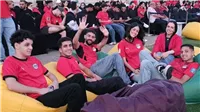 تشجيع المونديال بالجامعة الألمانية
