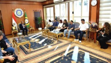 تكريم أحمد وفيق بالمنصورة