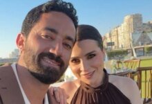 مي عز الدين في زفاف السعدني