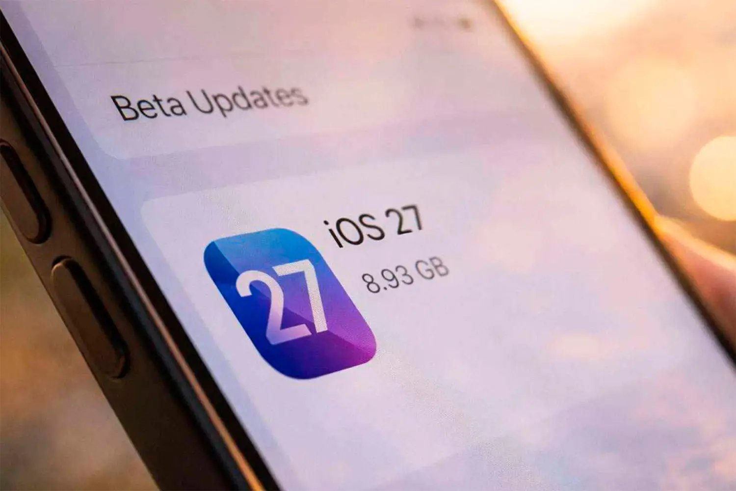 إطلاق بيتا iOS 27