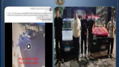 ضابط شرطة ينهي معركة شوارع في بني سويف بسبب أولوية المرور 1 مشاجرة بني سويف