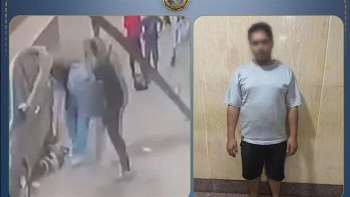 فيديو البدرشين ينتهي بالقبض على "كهربائي" اعتدى على طليقته في الشارع 1 حادثة البدرشين