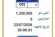 مزاد لوحة س 222