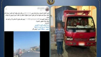 فيديو الطريق الزراعي يوقع بسائق النقل في قبضة أمن البحيرة 1 ضبط سائق حمولة البحيرة